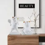 Cartoon Pig Figurines tag1