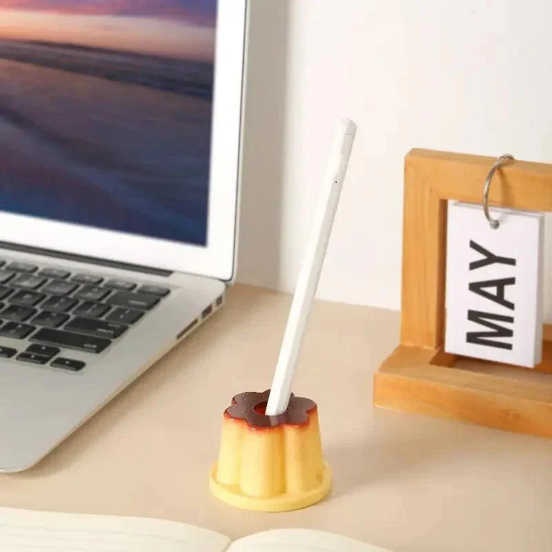 Cartoon Pudding Shape Pen Holder -  - #tag1#