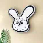 Cartoon Rabbit Ears Wall Clock tag1