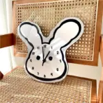Cartoon Rabbit Ears Wall Clock tag1