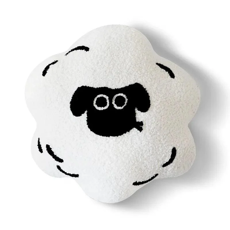 Cartoon Sheep Pillow Cover -