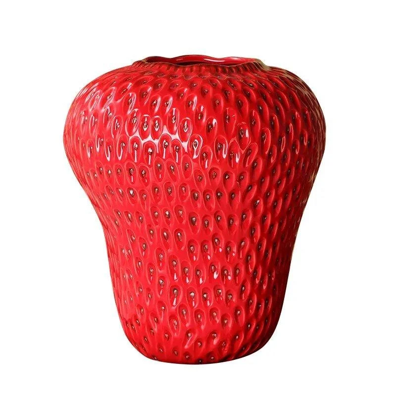 Cartoon Strawberry Ceramic Vase -  - #tag1#