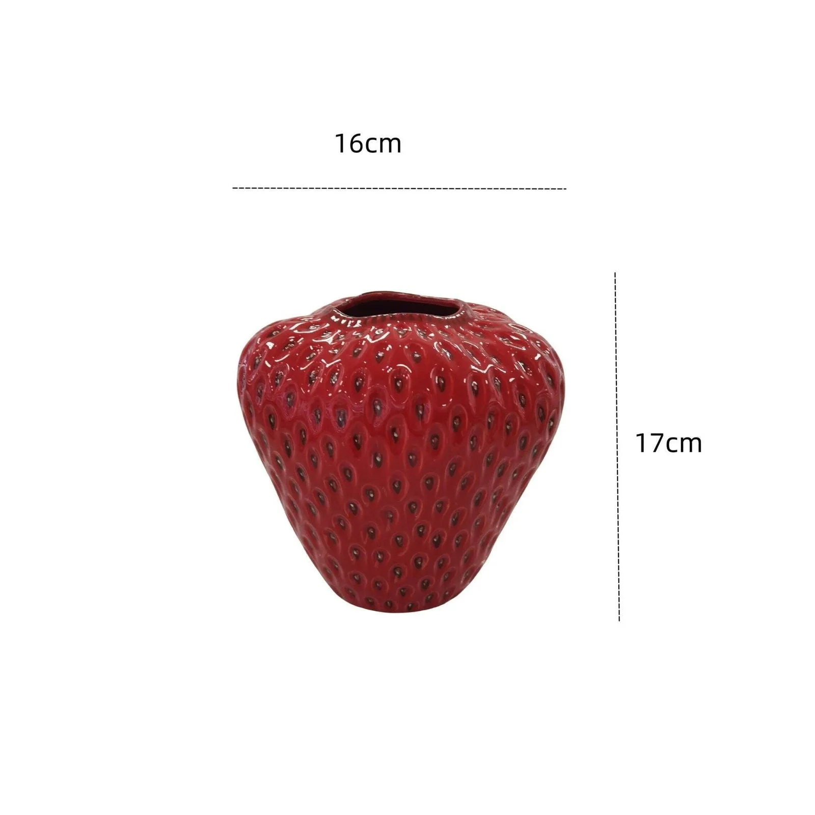 Cartoon Strawberry Ceramic Vase -  - #tag1#