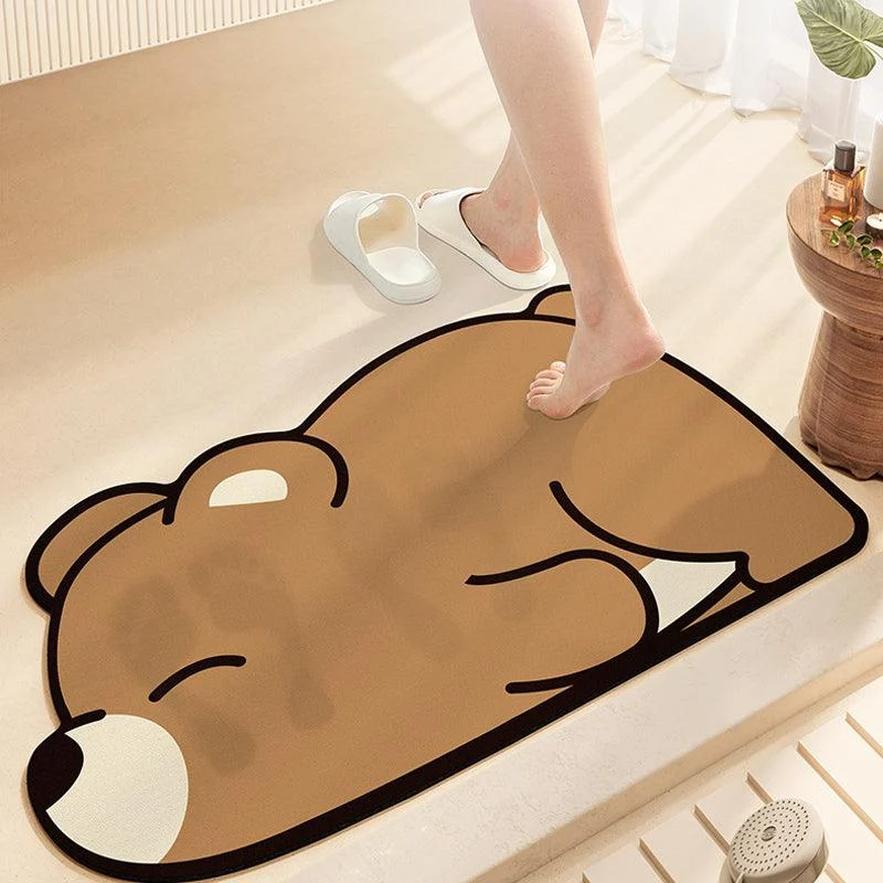 Cartoon Super Absorbent Anti-slip Floor Mat for Bathroom -  - #tag1#