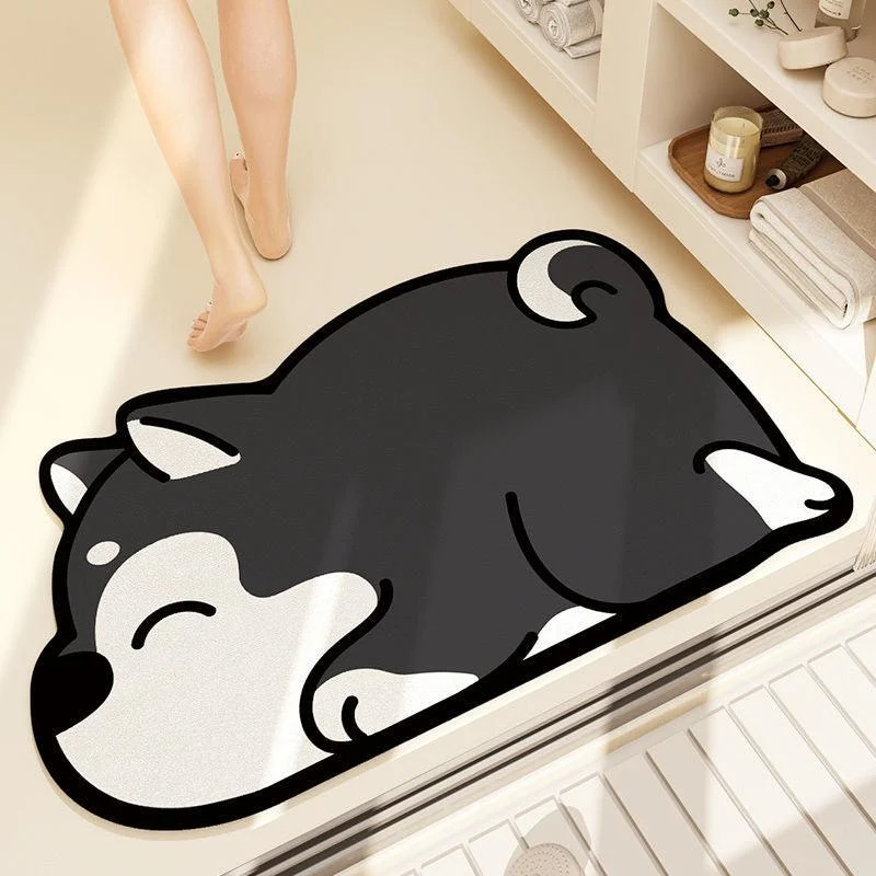 Cartoon Super Absorbent Anti-slip Floor Mat for Bathroom -  - #tag1#