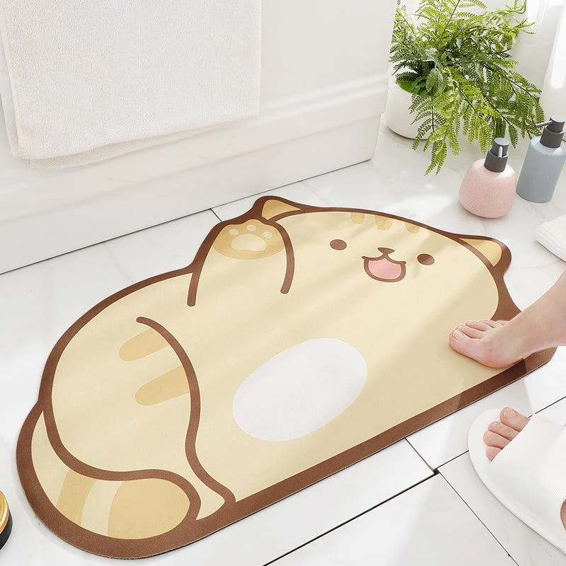 Cartoon Super Absorbent Anti-slip Floor Mat for Bathroom -  - #tag1#