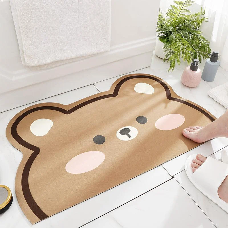 Cartoon Super Absorbent Anti-slip Floor Mat for Bathroom -  - #tag1#
