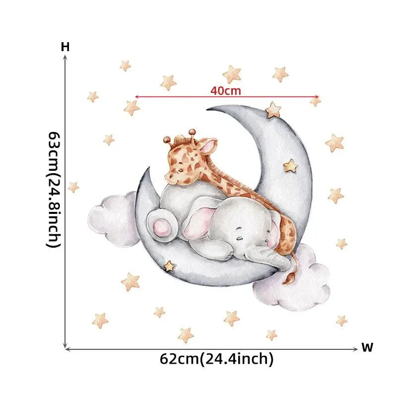 Cartoon Teddy Bear wall sticker | Give the baby room a beautiful atmosphere -  - #tag1#