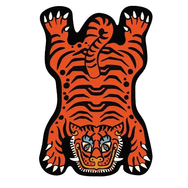 Cartoon Tiger Rug -