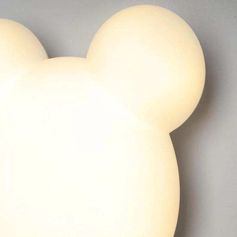 Cartoon minimalist bear shaped LED wall lamp -  - #tag1#