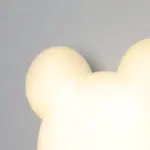 Cartoon minimalist bear shaped LED wall lamp tag1