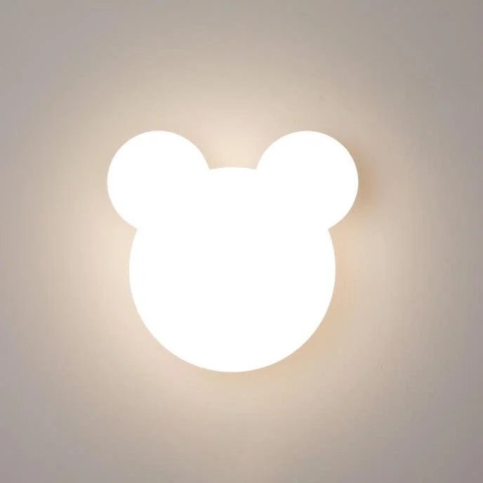 Cartoon minimalist bear shaped LED wall lamp -  - #tag1#