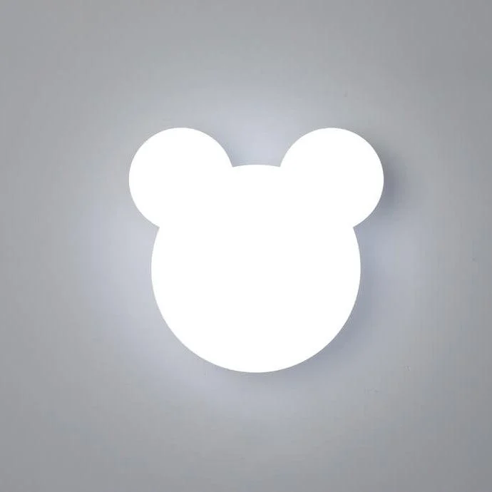 Cartoon minimalist bear shaped LED wall lamp -  - #tag1#