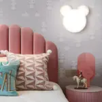 Cartoon minimalist bear shaped LED wall lamp tag1