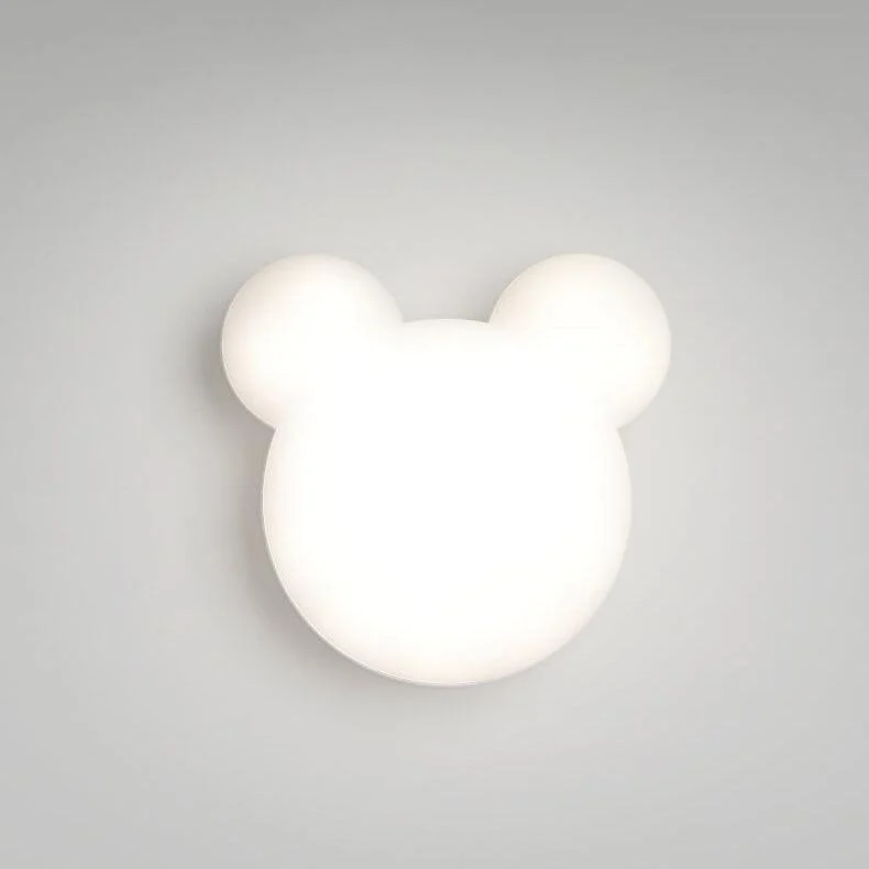 Cartoon minimalist bear shaped LED wall lamp -  - #tag1#