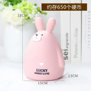 Cartoon rabbit piggy bank ornaments nordic animal piggy bank
