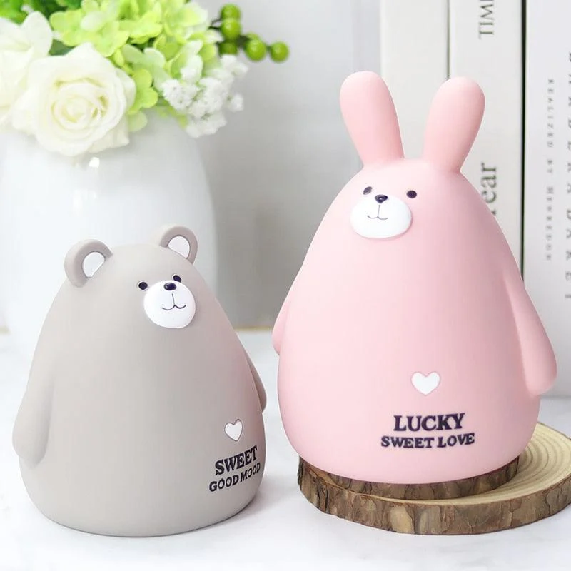 Cartoon rabbit piggy bank ornaments nordic animal piggy  bank -  - #tag1#