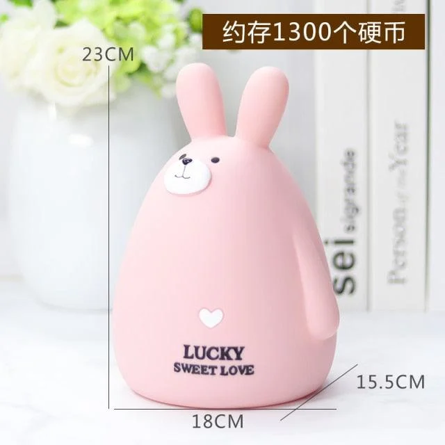 Cartoon rabbit piggy bank ornaments nordic animal piggy  bank -  - #tag1#