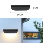 CascadeSpot Waterproof outdoor wall light
