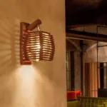Cassia Wooden Lantern Lamp tag1