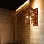 Cassia Wooden Lantern Lamp tag1