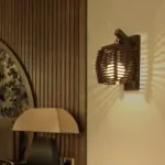 Cassia Wooden Lantern Lamp tag1
