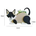 Cat shaped planter KittyPot Garden statue Cat Garden decoration tag1