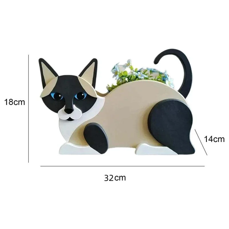 Cat-shaped planter - KittyPot - Garden statue Cat - Garden decoration -  - #tag1#