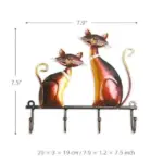 Cat Bird Key Hanger Holder Organize Your Keys in Style