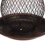 Cat Chicken Bird Feeder Decor Charming Addition to Garden