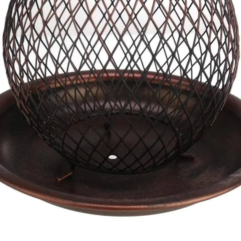 Cat Chicken Bird Feeder Decor Charming Addition to Garden