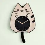 Cat_Lover_-_Swinging_Clock_with_Cat_Motif_-_-_tag1_-4164890 Cat Lover Swinging Clock with Cat Motif tag1