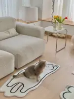 Cat Lying Rug