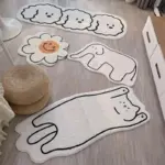 Cat Lying Rug