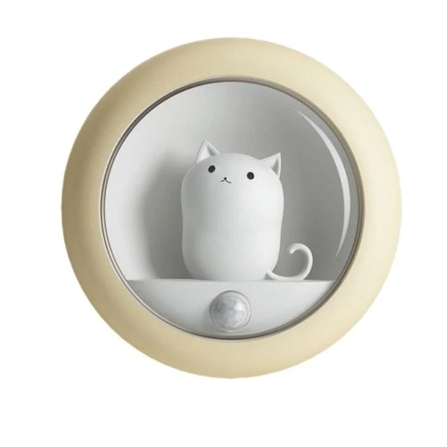 Cat Motion Sensor Night Light -