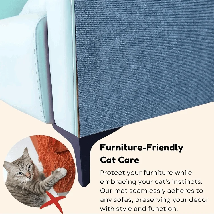 Cat Scratching Mat - ClawSafe - Self-Adhesive - Furniture Protection -  - #tag1#