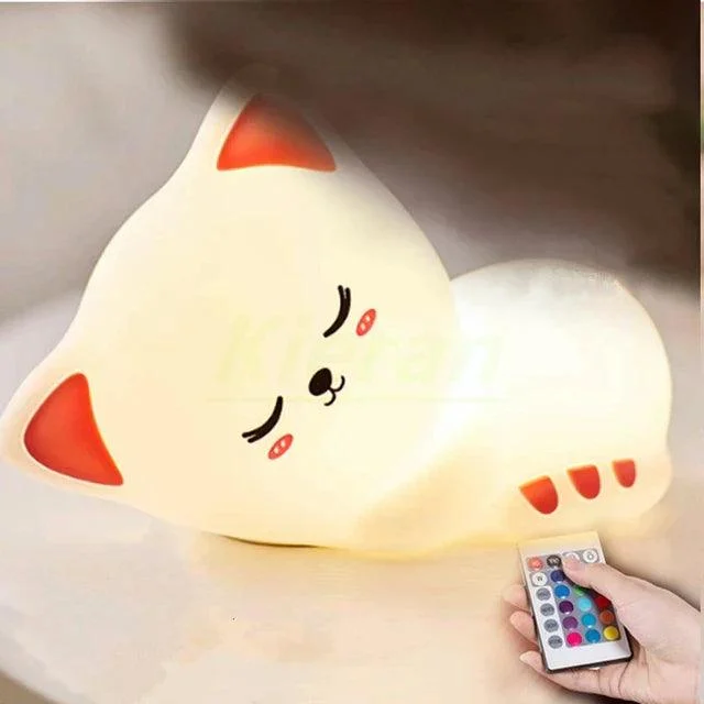 Cat Seven Colors LED Night Light -  - #tag1#