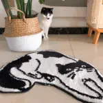 Cat_Shaped_Floor_Mat_-_-4150231 Cat Shaped Floor Mat