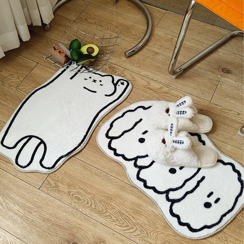 Cat Sleep Rugs Decoration Bedroom Carpet for Child -