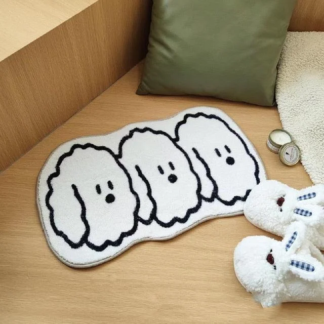 Cat Sleep Rugs Decoration Bedroom Carpet for Child -