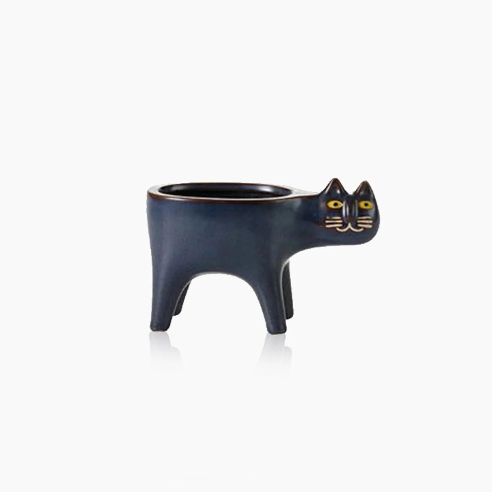 Cat Tail Hand-Crafted Flower Pot -