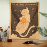 Cat_Tapestry_Wall_Hanging_-_-4150421 Cat Tapestry Wall Hanging