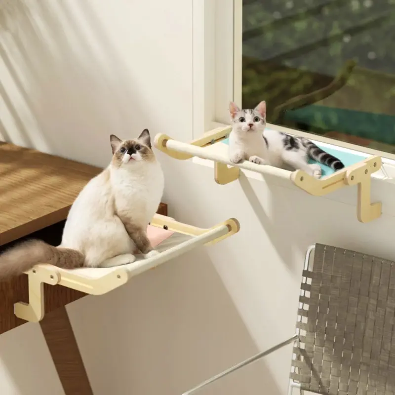 Cat window seat Pawsome Adjustable Sturdy tag1