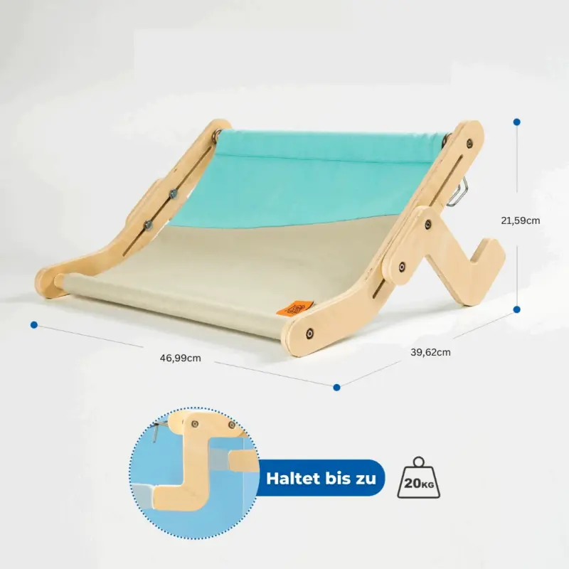 Cat window seat Pawsome Adjustable Sturdy tag1