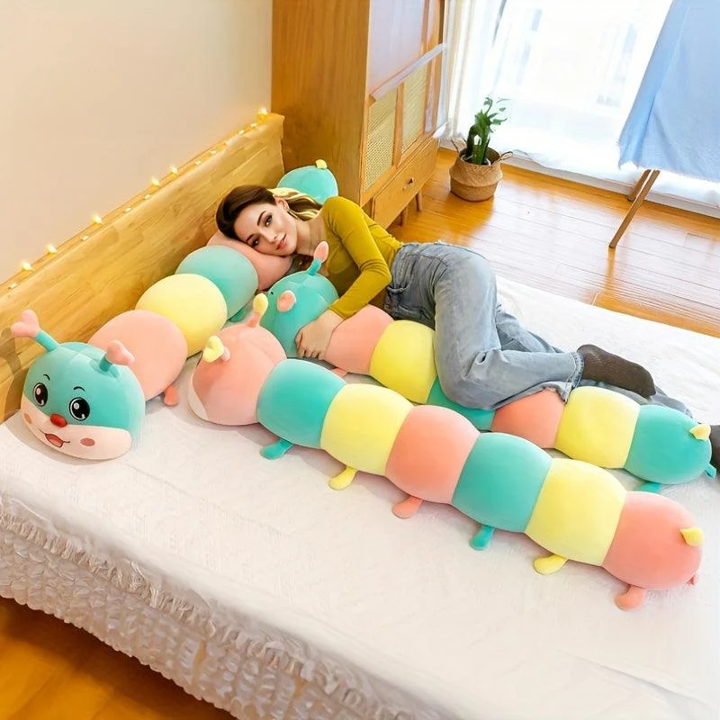 Caterpillar Love Bear Long Strip Pillow Valentine's Day Birthday Gift -  - #tag1#