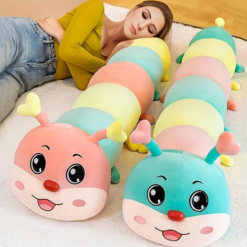 Caterpillar Love Bear Long Strip Pillow Valentine's Day Birthday Gift -  - #tag1#