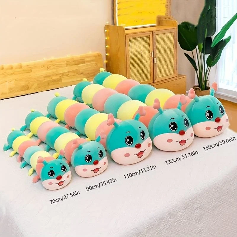Caterpillar Love Bear Long Strip Pillow Valentine's Day Birthday Gift -  - #tag1#