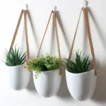 Catriona Wall hanging Ceramic Flower Pot 3 Sets tag1