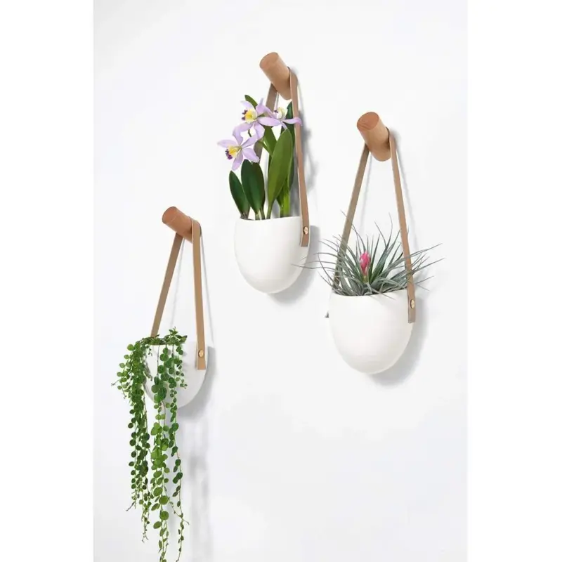 Catriona Wall hanging Ceramic Flower Pot 3 Sets tag1