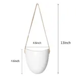 Catriona Wall hanging Ceramic Flower Pot 3 Sets tag1